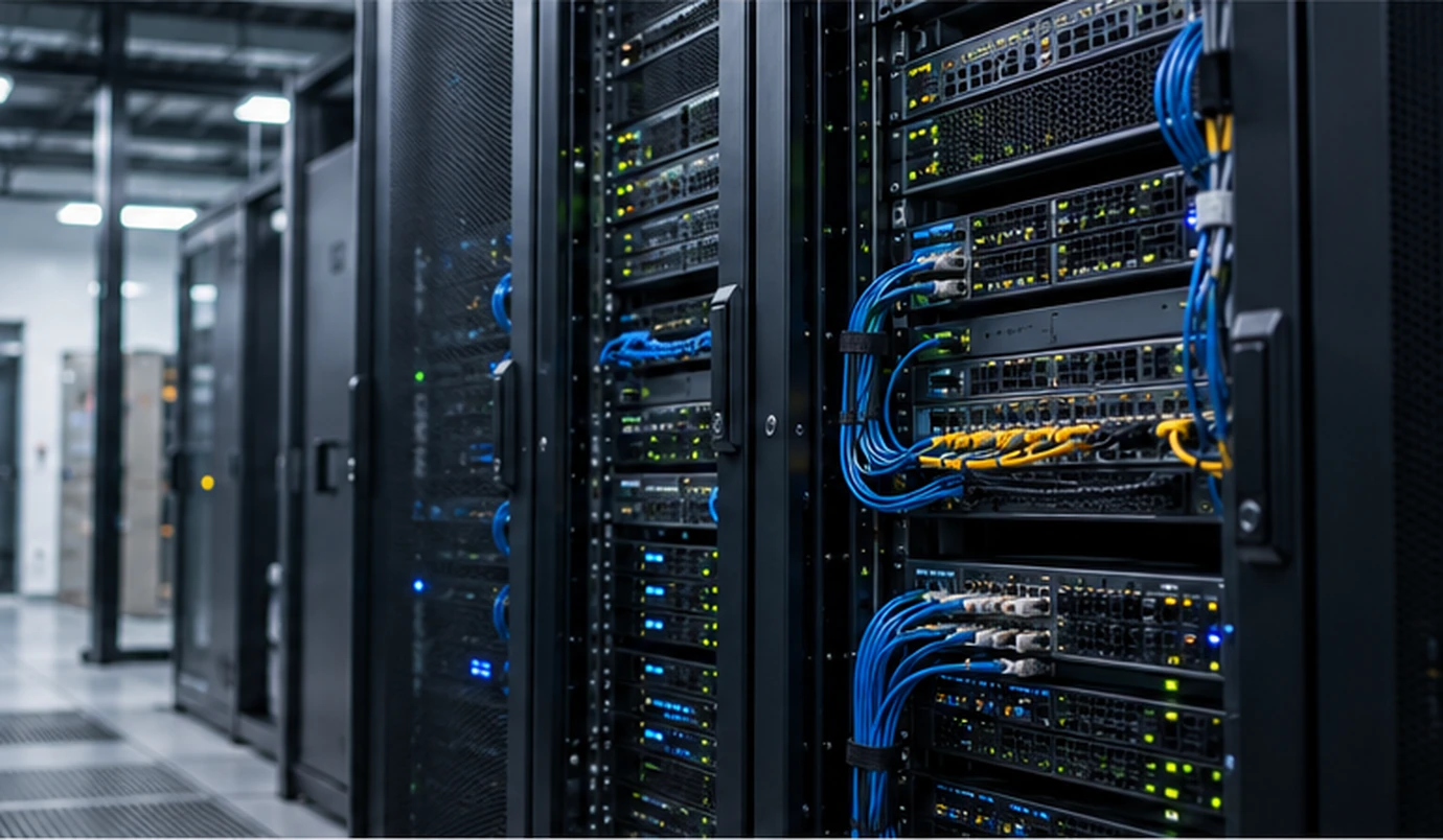 Modern server infrastructure and network equipment